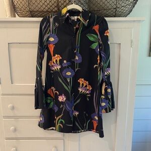 Corey Lynn Calter Black and Green Shirt